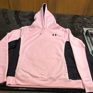 Under Armour Pink and Black Hoodie